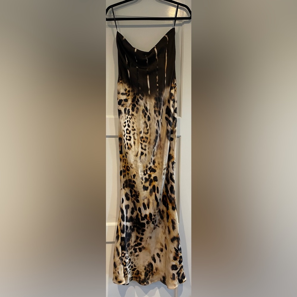 retrofete Shayna Silk Dress in Vintage Cheetah - Picture 7 of 7